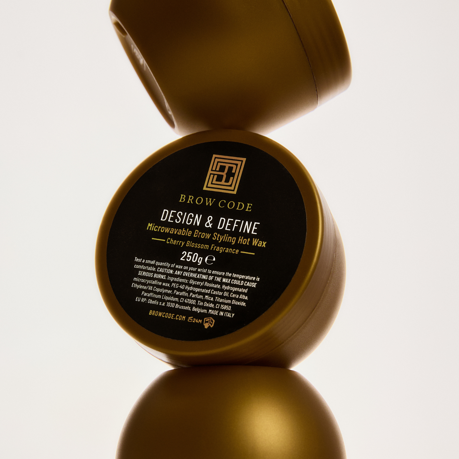 Microwavable Brow Styling Hot Wax 250g against a white background