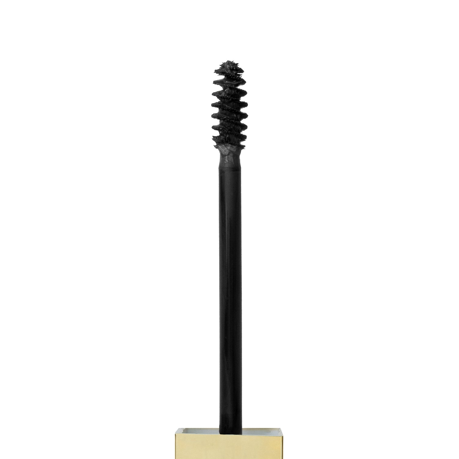 Close up shot of spoolie with Tinted Multi-Peptide Brow Gel - color-granite