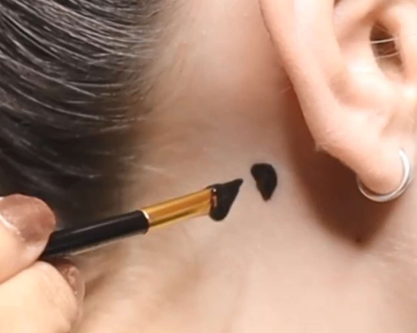 Prior to Henna Treatment