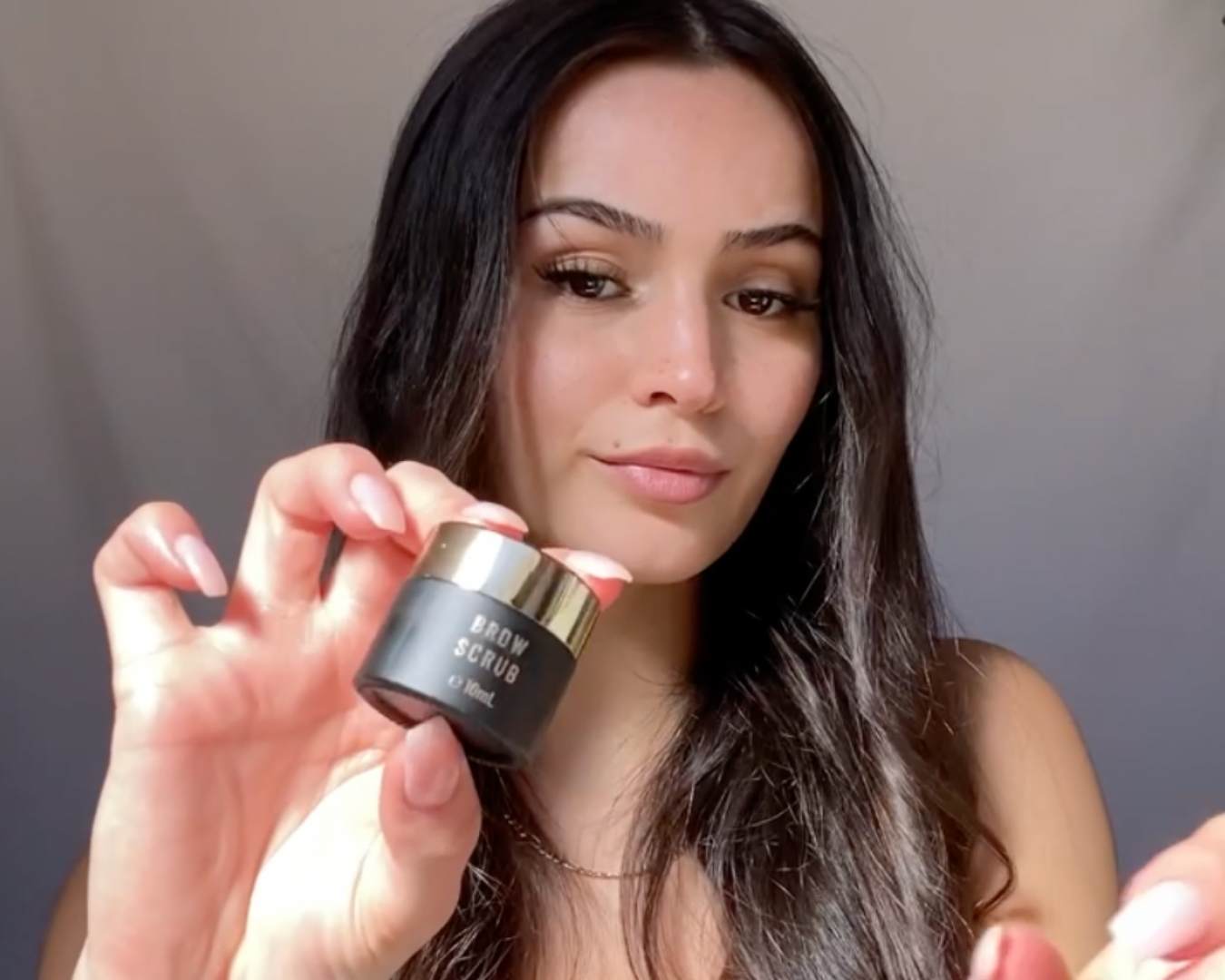 Exfoliate Eyebrows